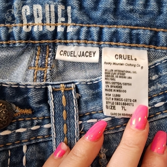 Cruel Denim Jacey Women's Bootcut Jeans Size 7L. - Picture 2 of 8